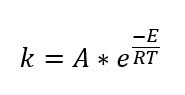 reaction rate constant