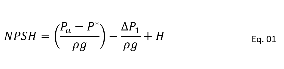 NPSH available calculation