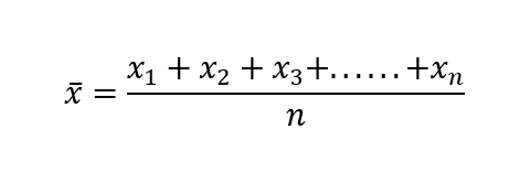 calculation of mean